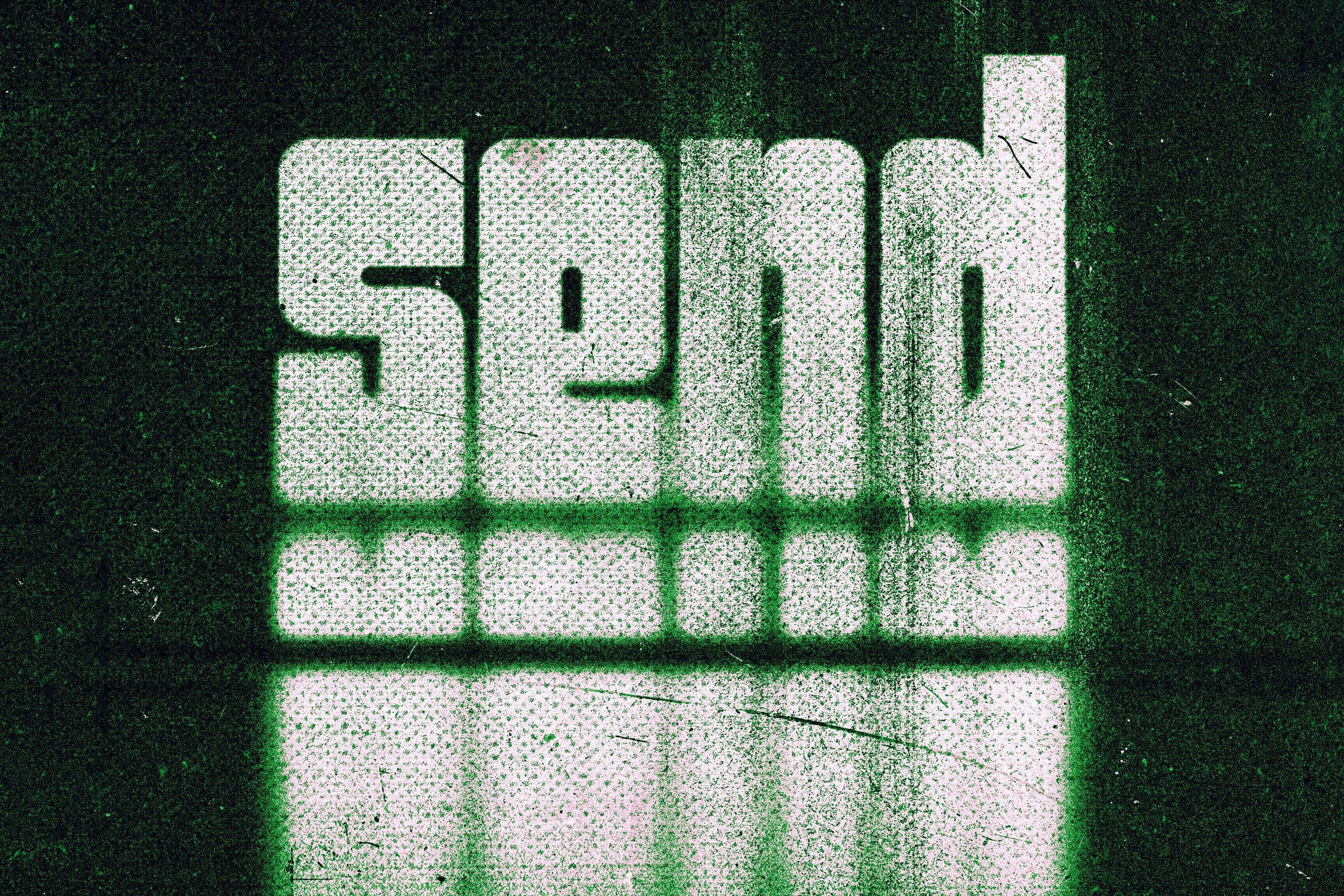 Printed Mess Text & Logo Effects