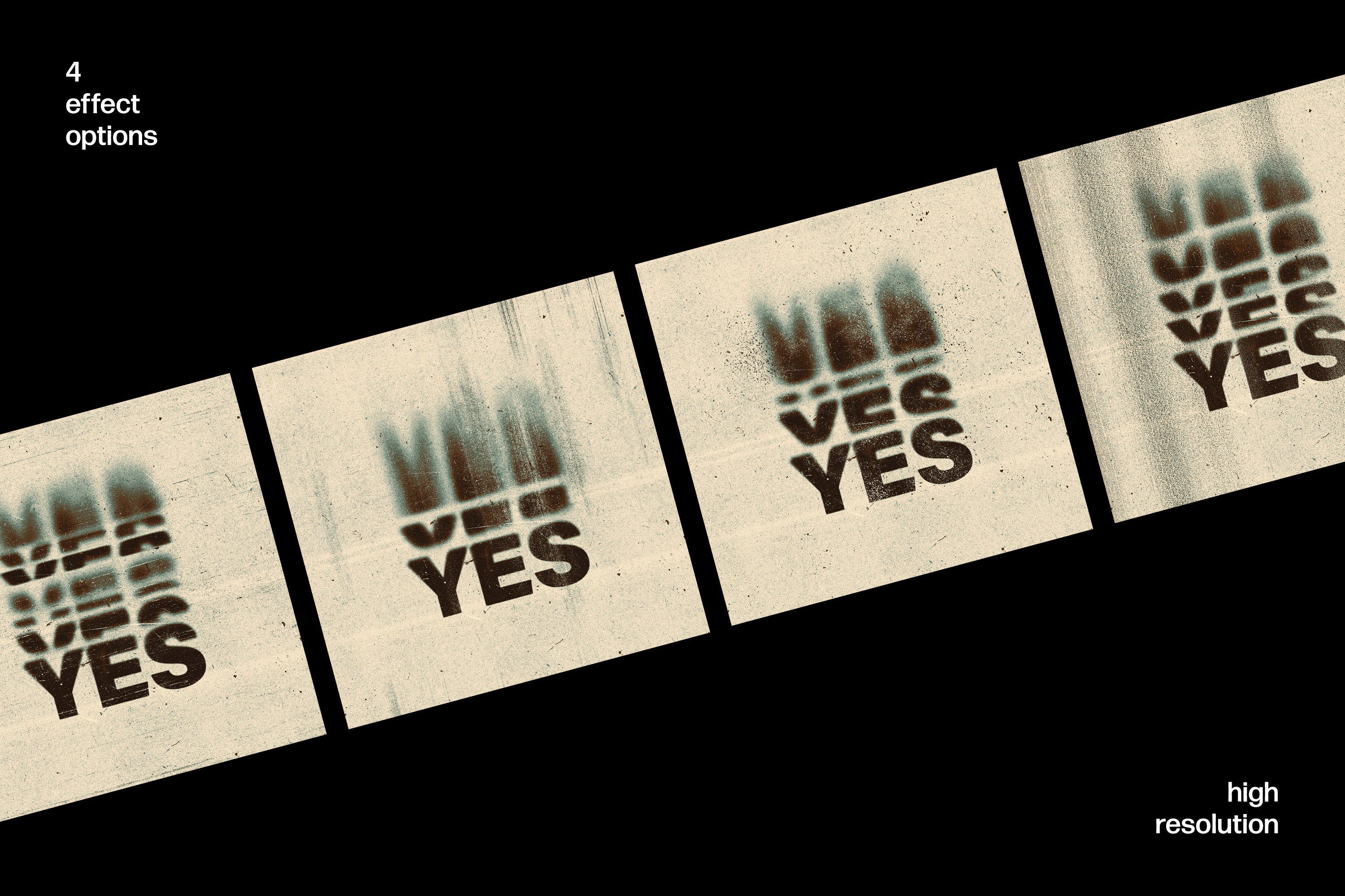 Printed Mess Text & Logo Effects