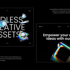 Prism Glass 3D Shapes