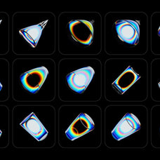 Prism Glass 3D Shapes
