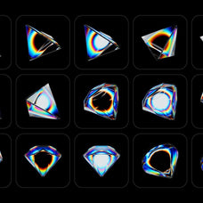Prism Glass 3D Shapes