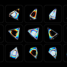 Prism Glass 3D Shapes