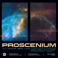 Proscenium Serif - A Widescreen Title Font Designed for Cinema