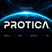 Protica - Futuristic Tech Logo Font