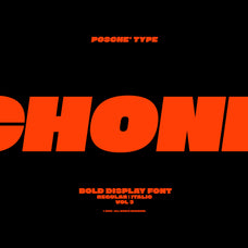 PS Chonk | Display Typeface