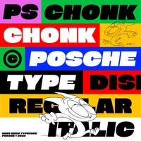 PS Chonk | Display Typeface