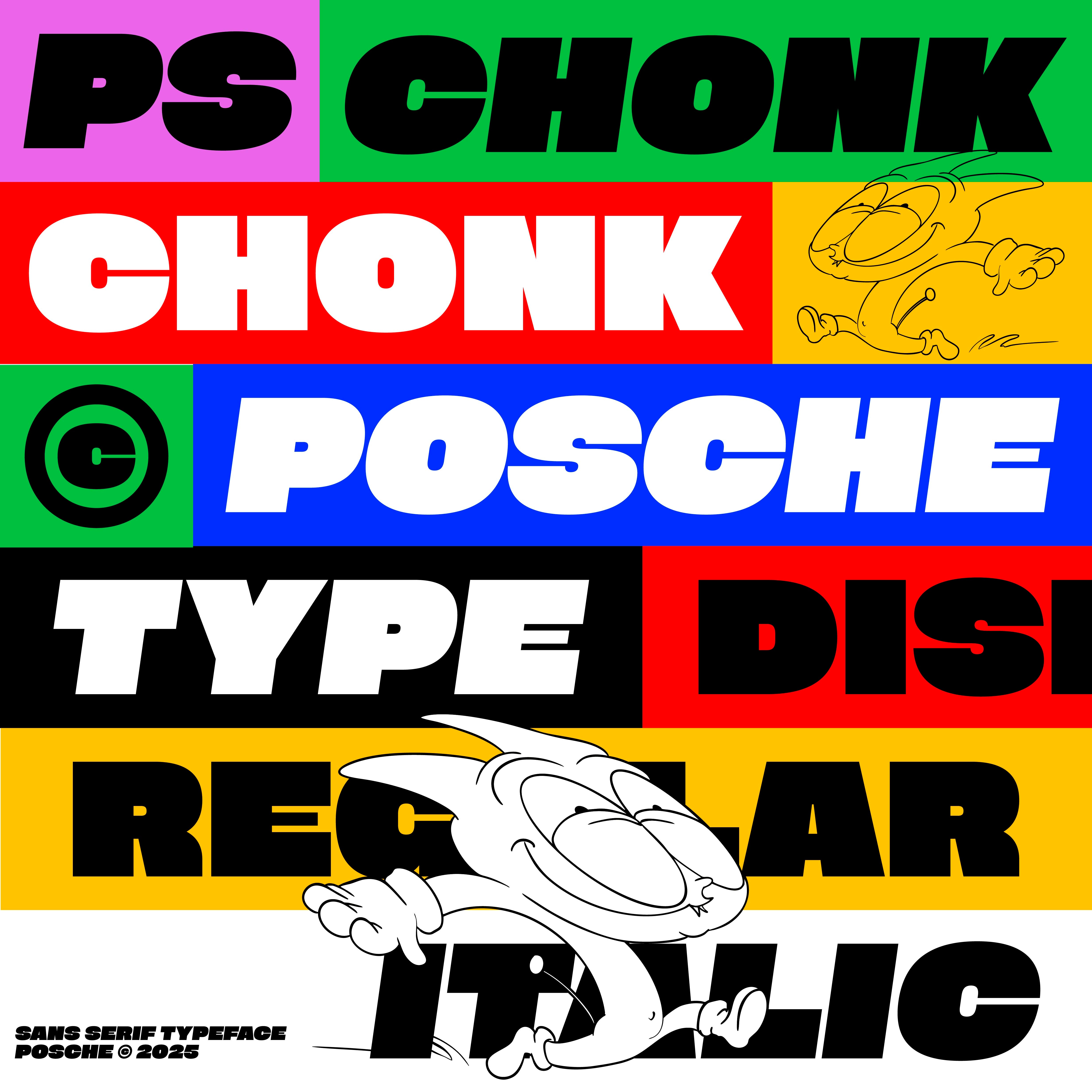 PS Chonk | Display Typeface