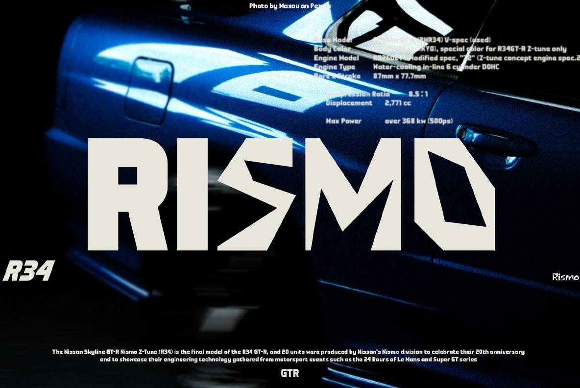 PS Rismo | Typeface Display