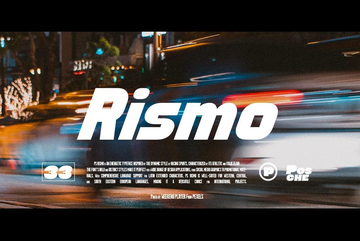 PS Rismo | Typeface Display