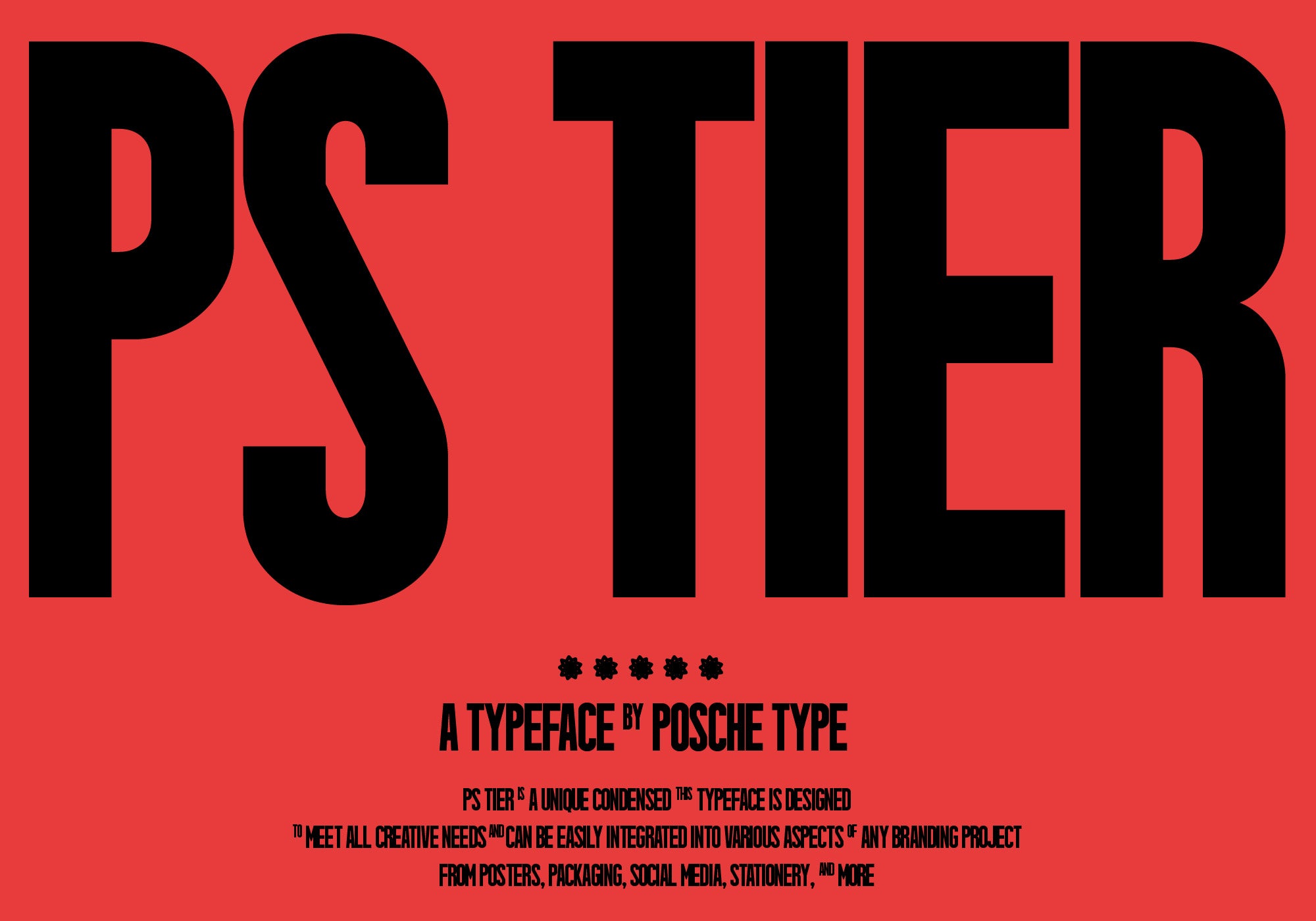 PS Tier | Display Typeface