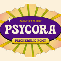 Psycora Psychedelic Font