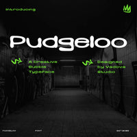 Pudgeloo Creative Bubble Typeface Font