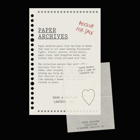 Punched Paper & Vellum Mockup • Paper Archives Collection (20)