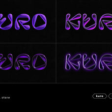 Purple Chrome Effect