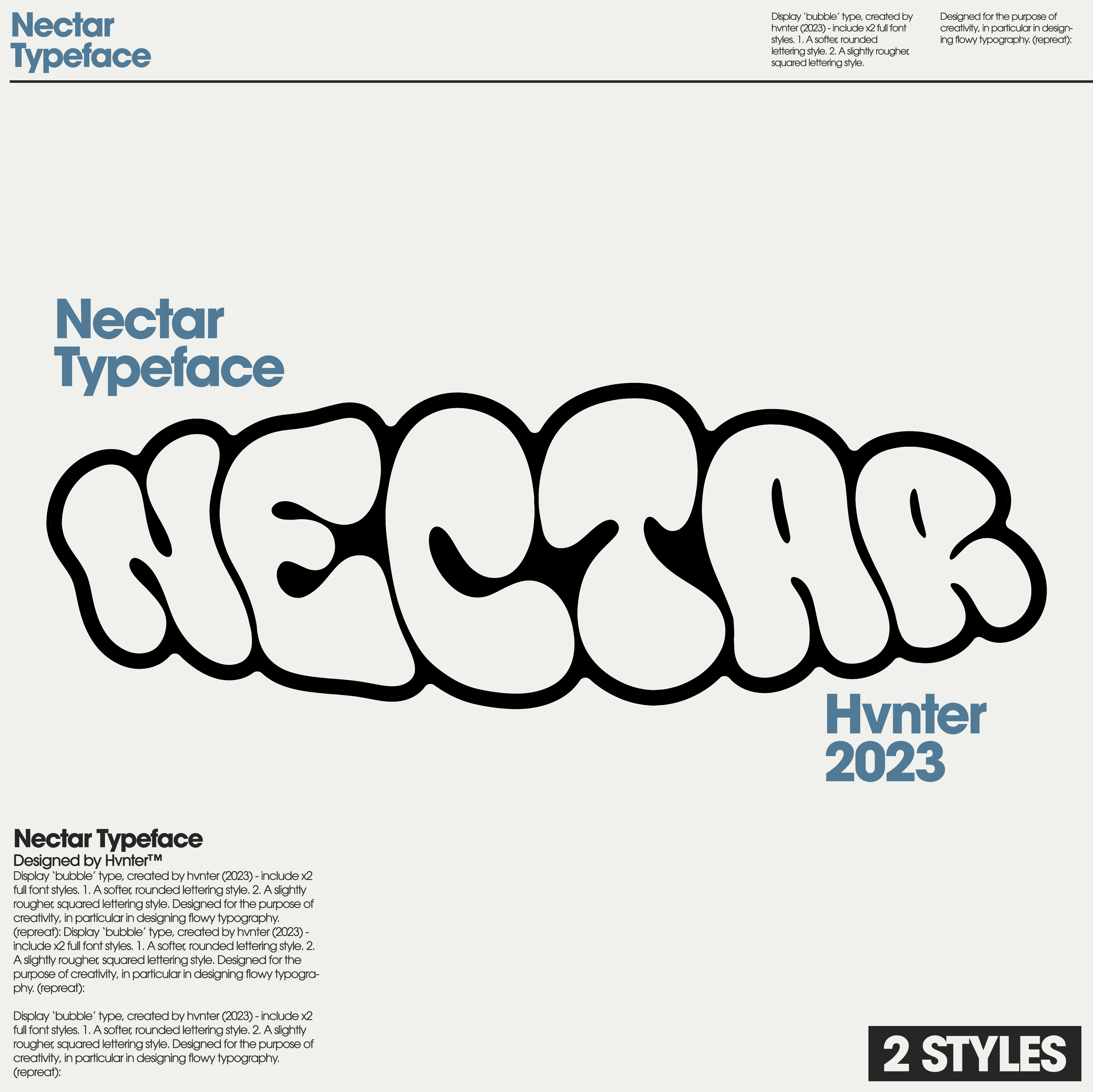 Nectar Typeface