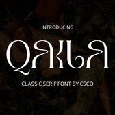 Qaila – Serif Typeface