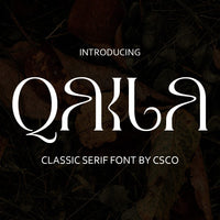 Qaila – Serif Typeface