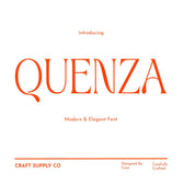 Quenza – Modern Serif