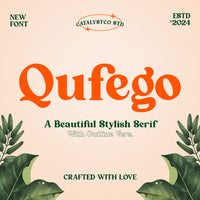Qufego Beautiful Stylish Serif Font