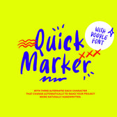 Quick Marker - Quote Font + Doodle