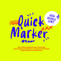 Quick Marker - Quote Font + Doodle