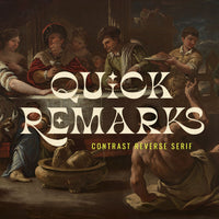 Quick Remarks - Reverse Serif