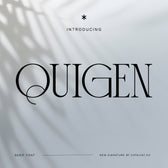 Quigen Serif Font