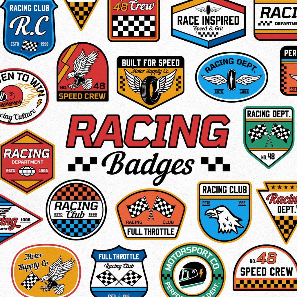 Racing Badges by cd-design.co