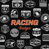 Racing Badges - Mono