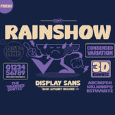 Rainshow - Display Sans + Illustrations