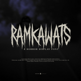 Ramkawats – Horror display font