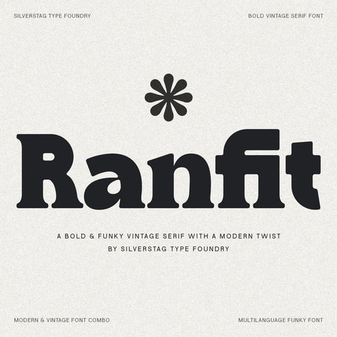 Ranfit - Bold & Funky Serif Font