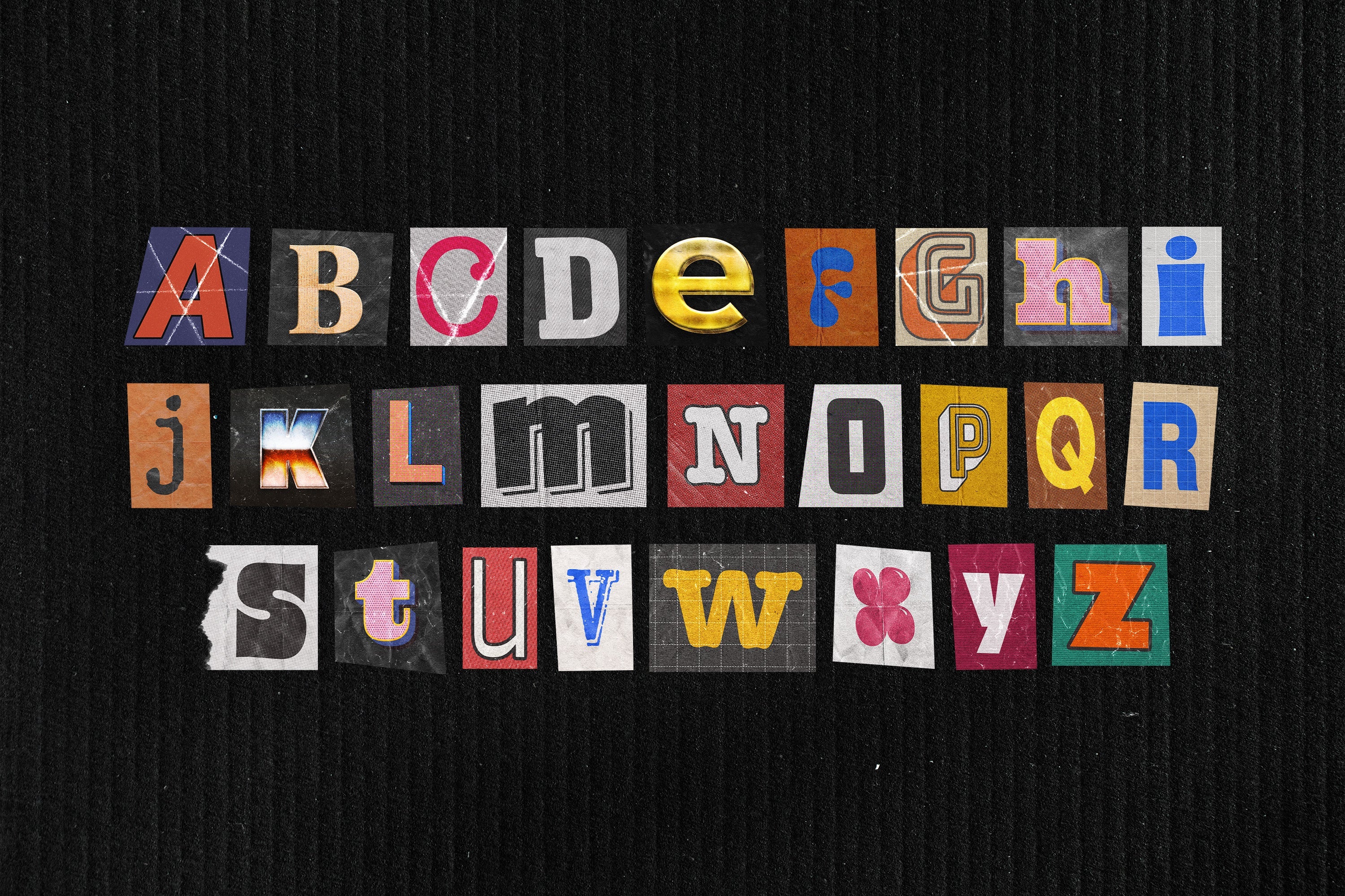 Ransom Note Letters Collection