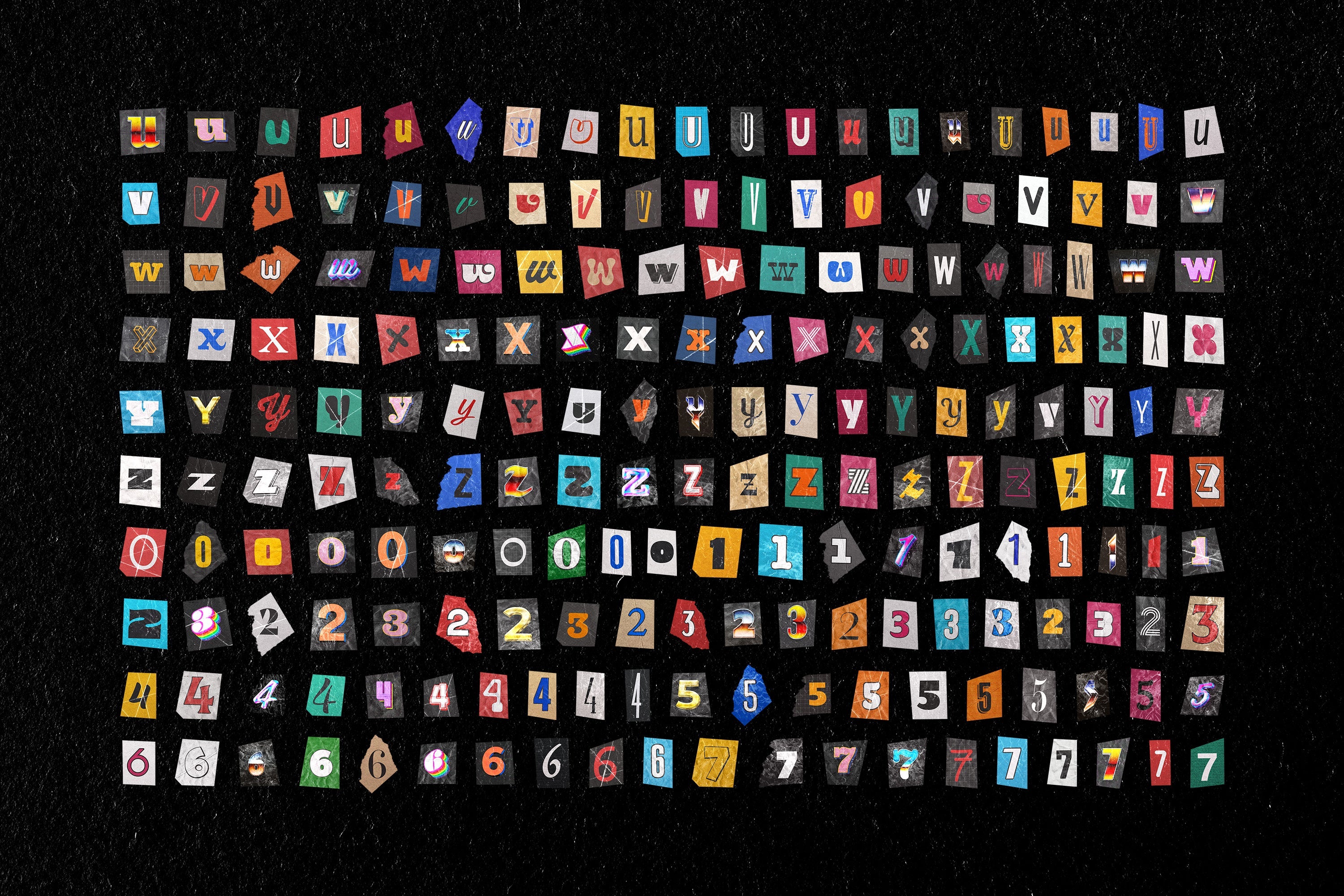 Ransom Note Letters Collection