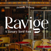 Ravige Luxury Serif Font