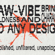 Raw-Vibe – A Bold, Playful Display Typeface