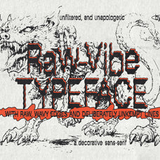 Raw-Vibe – A Bold, Playful Display Typeface