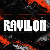 Rayllon - Condensed Ligature Sans Font