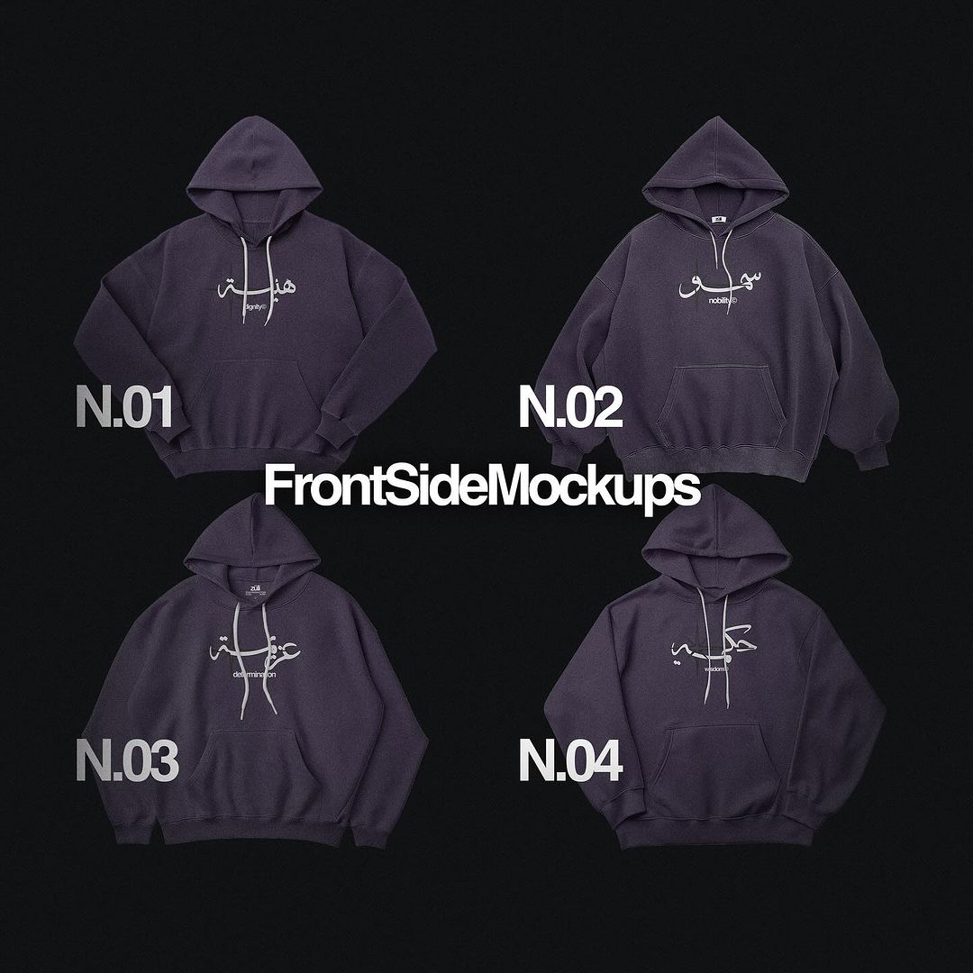 Realistic 10 Mockups Oversize Hoodies