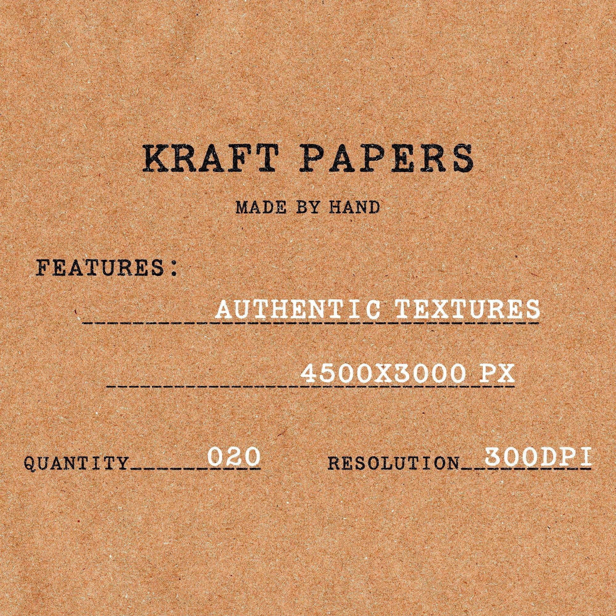 Realistic Kraft Paper Textures