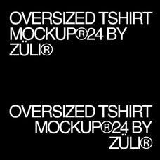 Realistic Oversize T-Shirt Mockup