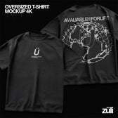 Realistic Oversize T-Shirt Mockup