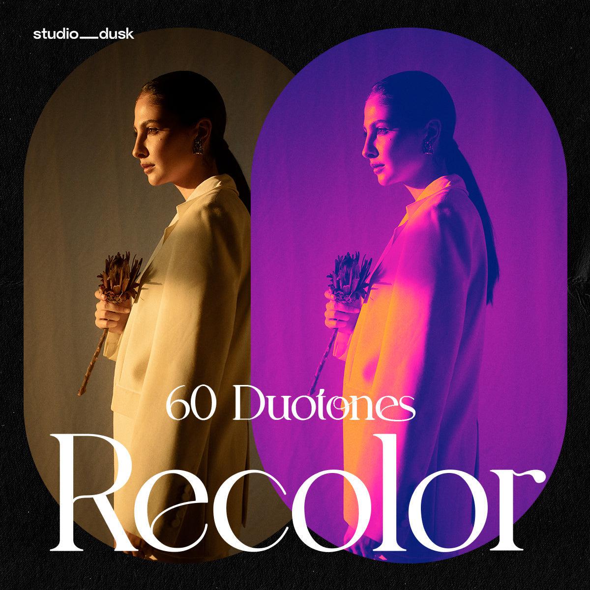 Recolor - 60 Gradient Maps by Studio Dusk