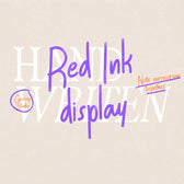 Red Ink Notebook Scribble Type