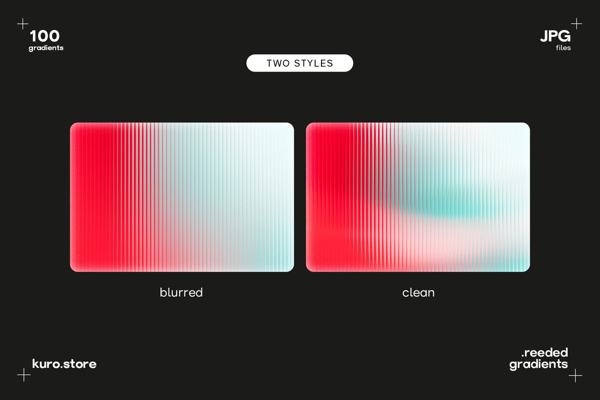 Reeded Gradients Collection by Kuro