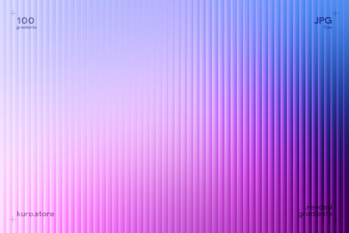 Reeded Gradients Collection by Kuro