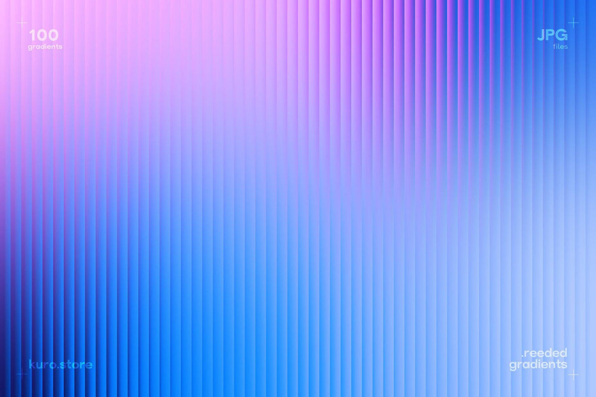 Reeded Gradients Collection by Kuro