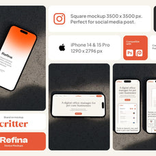 Refina Device Mockups