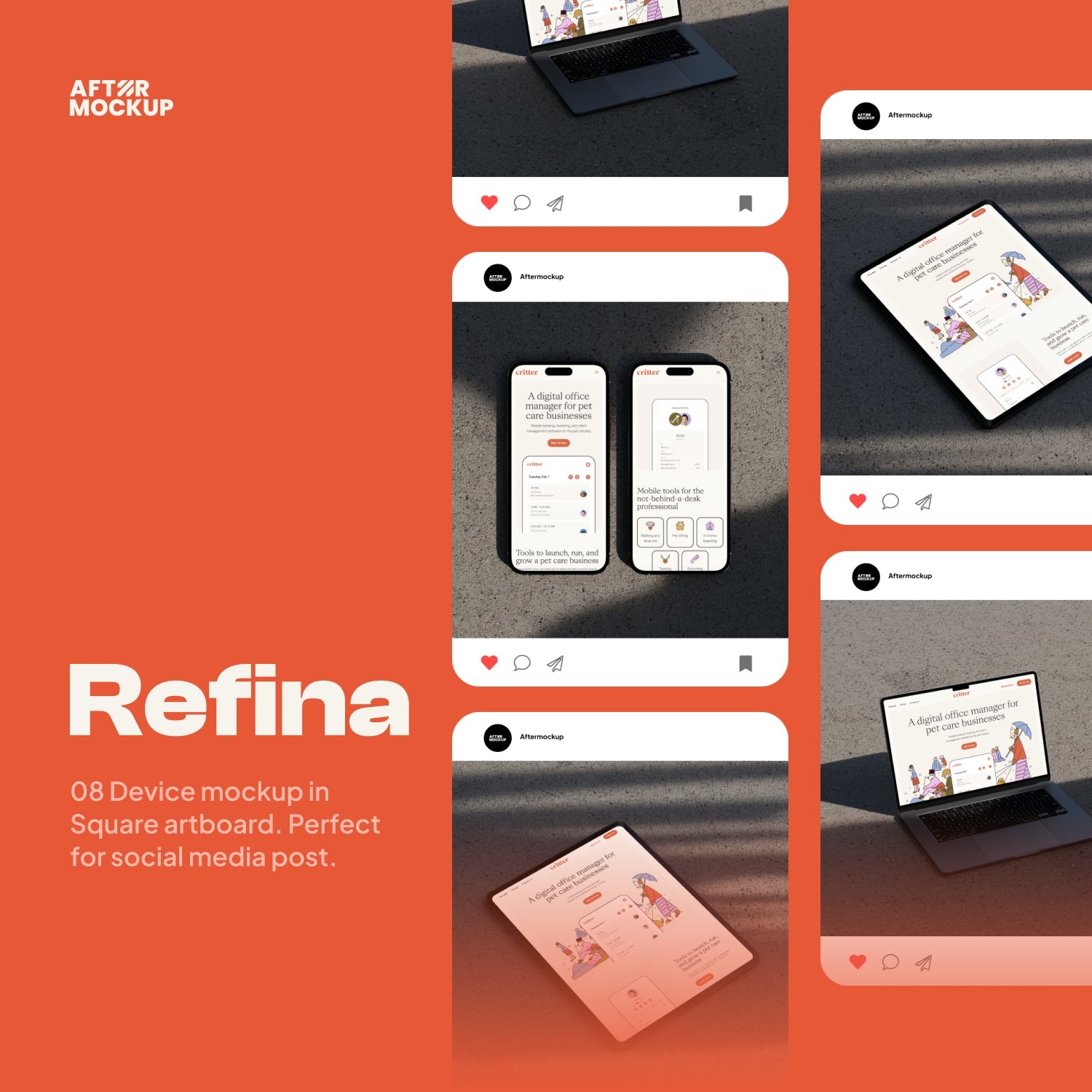 Refina Device Mockups