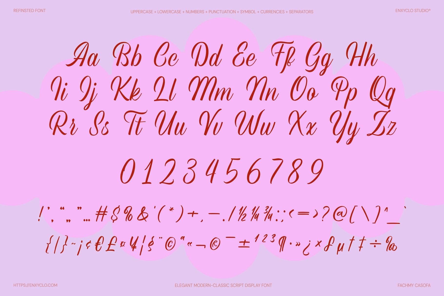 Refinsted - Modern Classic Script